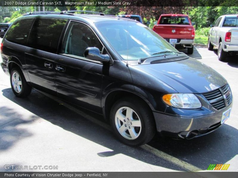 Magnesium Pearl / Medium Slate Gray 2007 Dodge Grand Caravan SXT