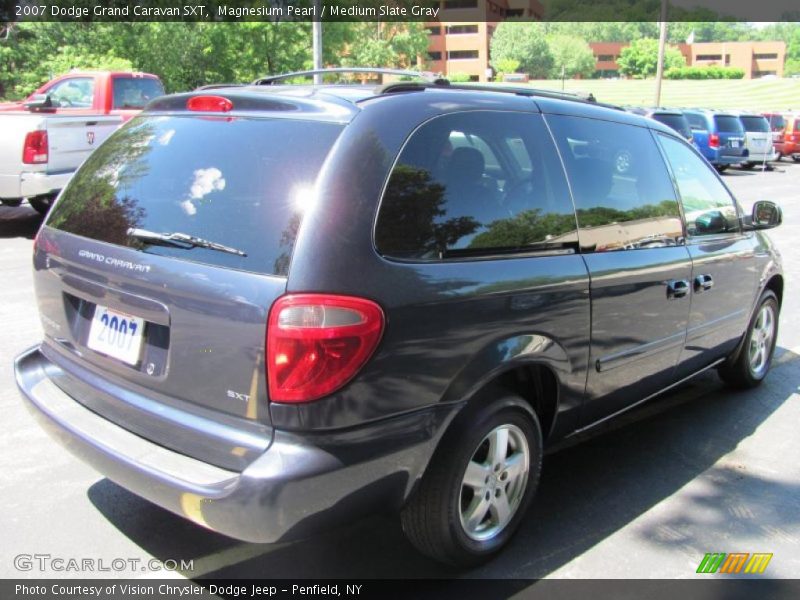 Magnesium Pearl / Medium Slate Gray 2007 Dodge Grand Caravan SXT