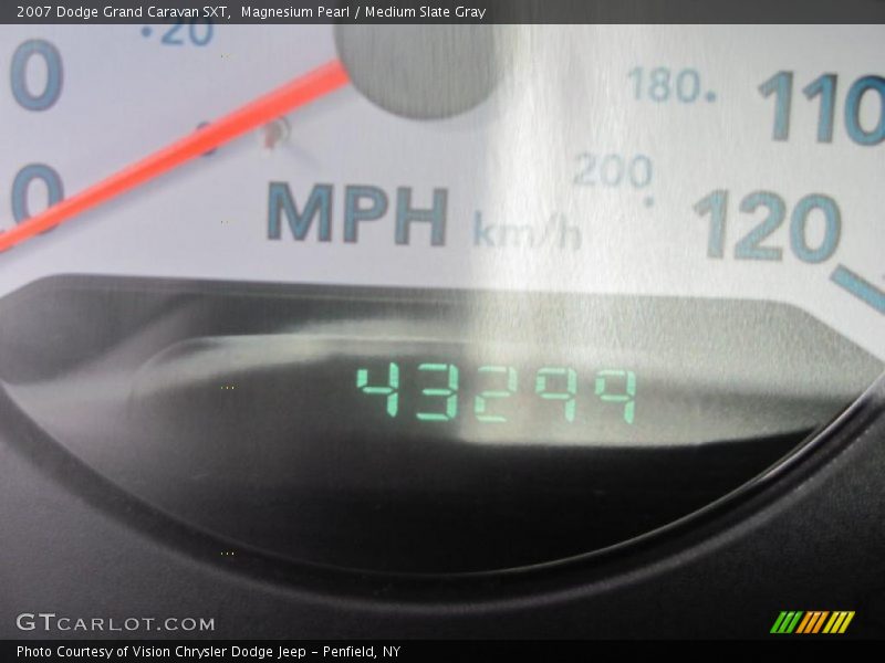 Magnesium Pearl / Medium Slate Gray 2007 Dodge Grand Caravan SXT
