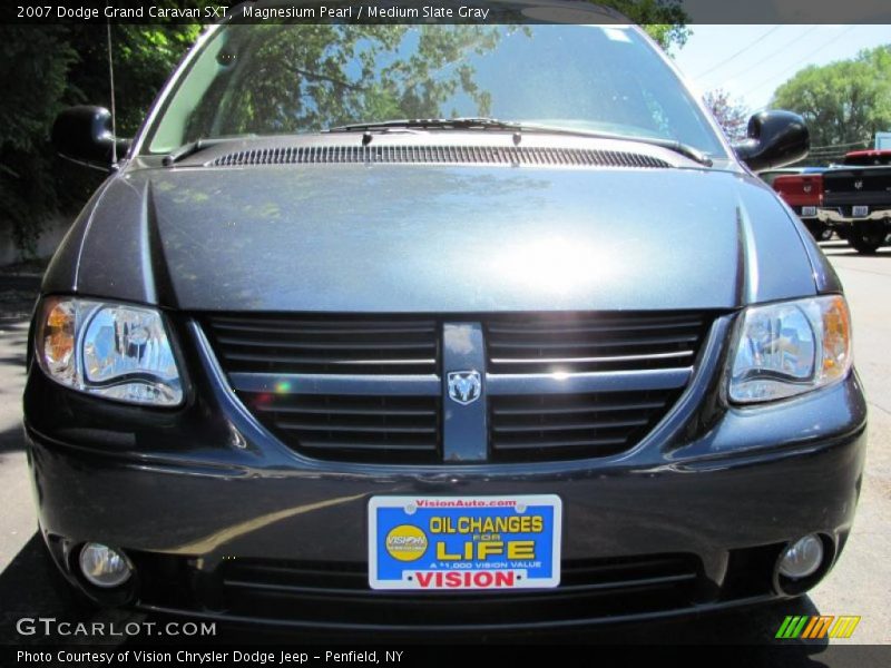 Magnesium Pearl / Medium Slate Gray 2007 Dodge Grand Caravan SXT