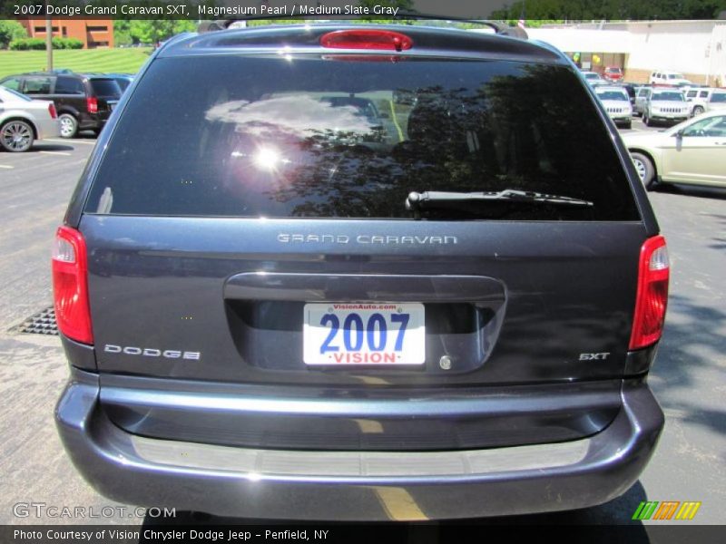 Magnesium Pearl / Medium Slate Gray 2007 Dodge Grand Caravan SXT