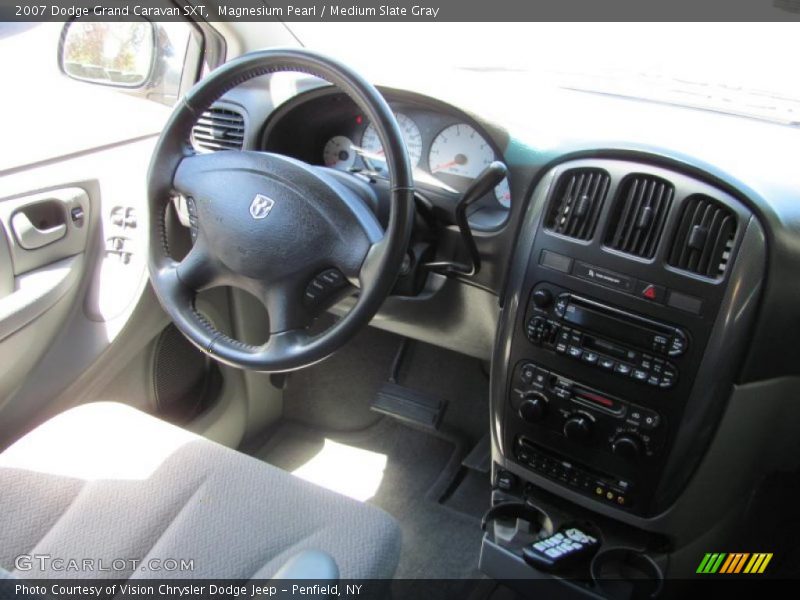 Magnesium Pearl / Medium Slate Gray 2007 Dodge Grand Caravan SXT