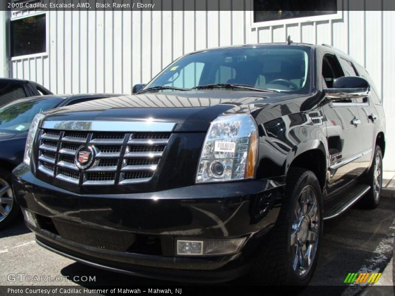 Black Raven / Ebony 2008 Cadillac Escalade AWD