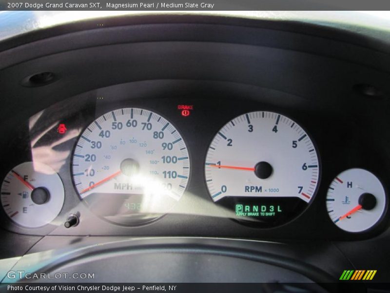 Magnesium Pearl / Medium Slate Gray 2007 Dodge Grand Caravan SXT