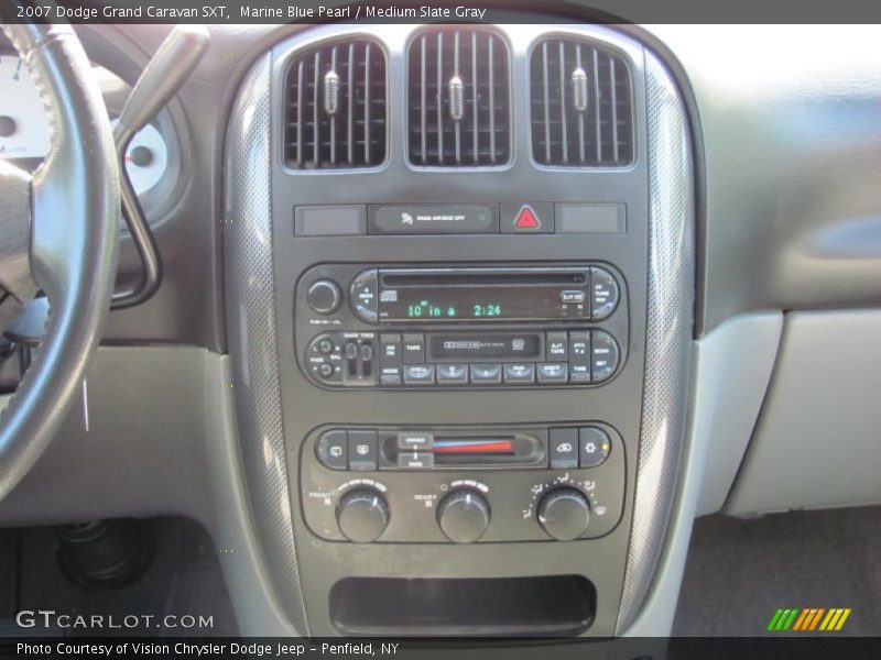 Marine Blue Pearl / Medium Slate Gray 2007 Dodge Grand Caravan SXT