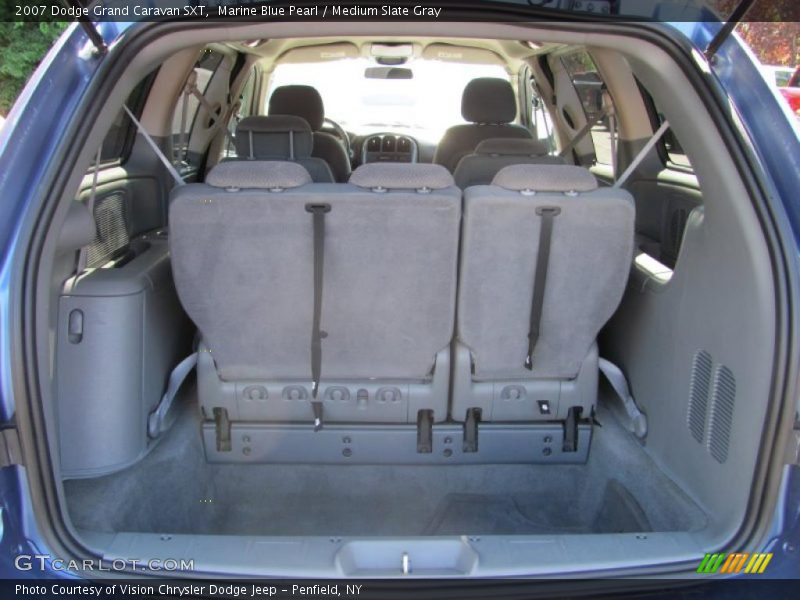 Marine Blue Pearl / Medium Slate Gray 2007 Dodge Grand Caravan SXT