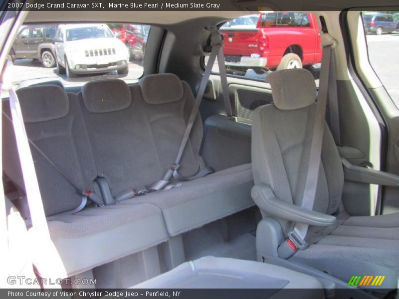 Marine Blue Pearl / Medium Slate Gray 2007 Dodge Grand Caravan SXT