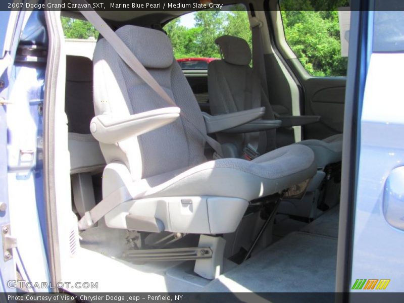 Marine Blue Pearl / Medium Slate Gray 2007 Dodge Grand Caravan SXT
