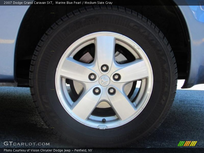 Marine Blue Pearl / Medium Slate Gray 2007 Dodge Grand Caravan SXT