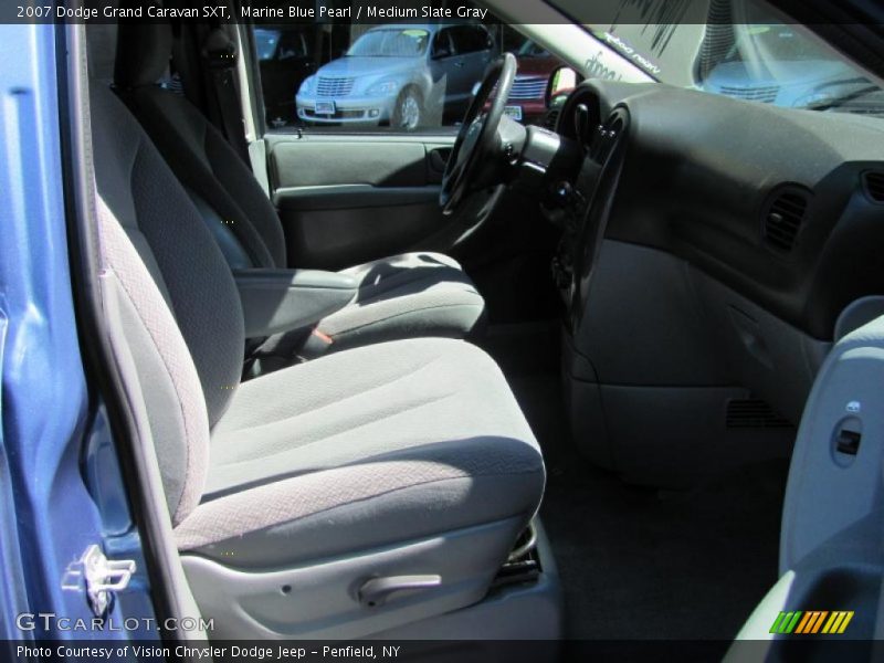 Marine Blue Pearl / Medium Slate Gray 2007 Dodge Grand Caravan SXT