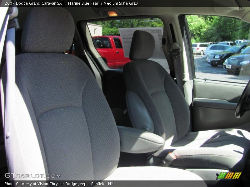 Marine Blue Pearl / Medium Slate Gray 2007 Dodge Grand Caravan SXT