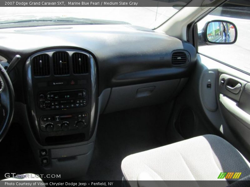 Marine Blue Pearl / Medium Slate Gray 2007 Dodge Grand Caravan SXT