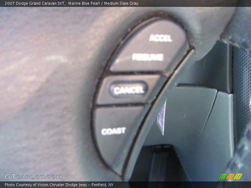 Marine Blue Pearl / Medium Slate Gray 2007 Dodge Grand Caravan SXT