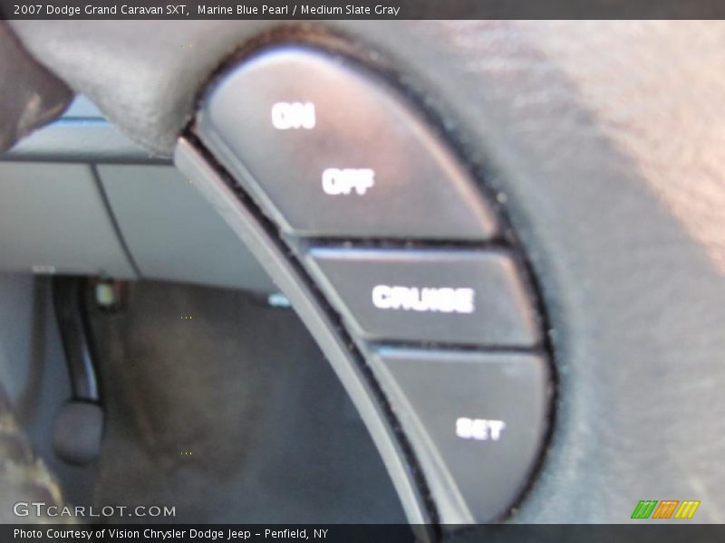 Marine Blue Pearl / Medium Slate Gray 2007 Dodge Grand Caravan SXT