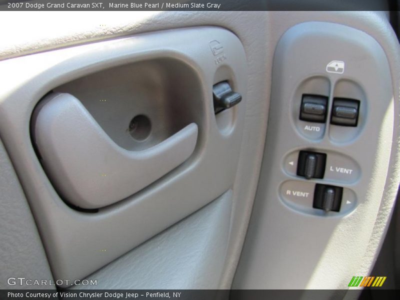 Marine Blue Pearl / Medium Slate Gray 2007 Dodge Grand Caravan SXT