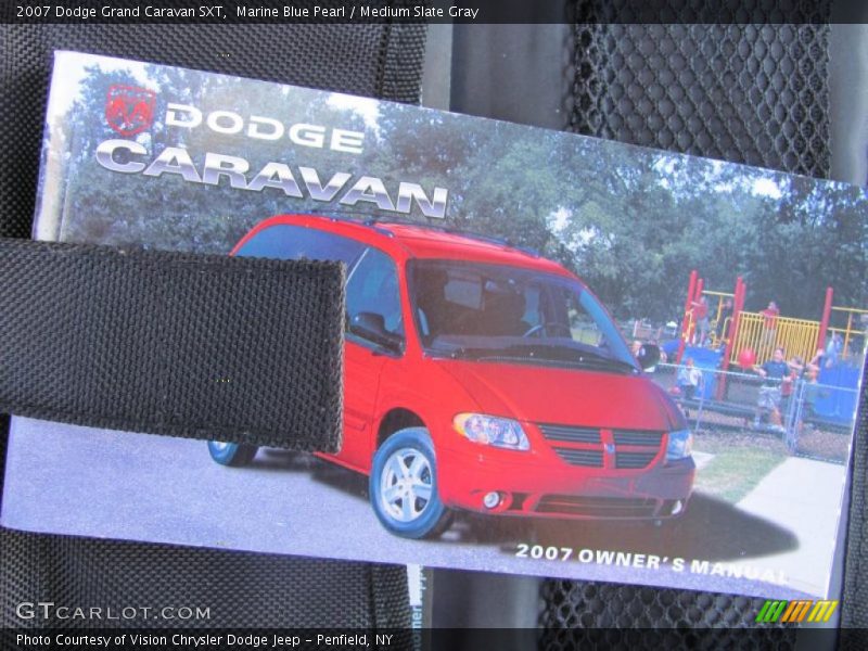 Marine Blue Pearl / Medium Slate Gray 2007 Dodge Grand Caravan SXT