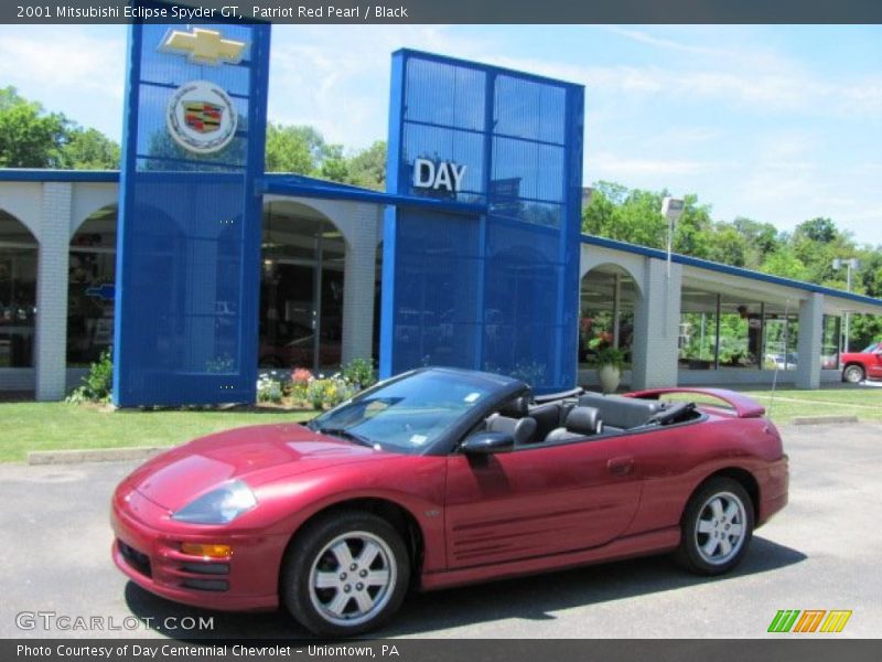 Patriot Red Pearl / Black 2001 Mitsubishi Eclipse Spyder GT