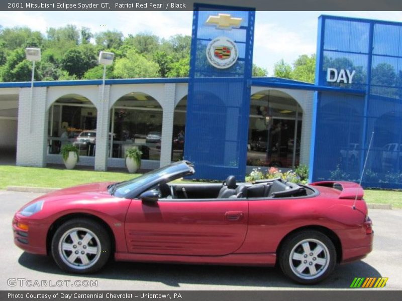 Patriot Red Pearl / Black 2001 Mitsubishi Eclipse Spyder GT