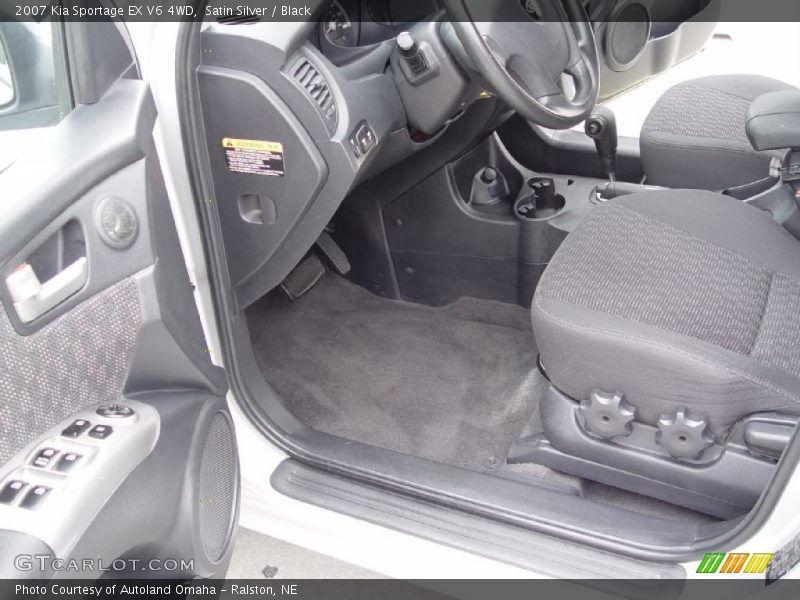 Satin Silver / Black 2007 Kia Sportage EX V6 4WD