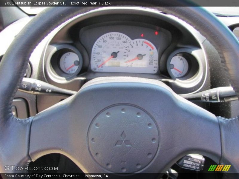 Patriot Red Pearl / Black 2001 Mitsubishi Eclipse Spyder GT