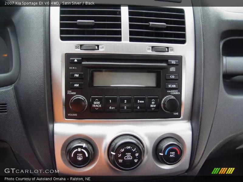 Satin Silver / Black 2007 Kia Sportage EX V6 4WD