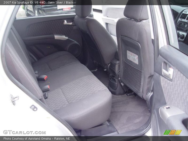 Satin Silver / Black 2007 Kia Sportage EX V6 4WD