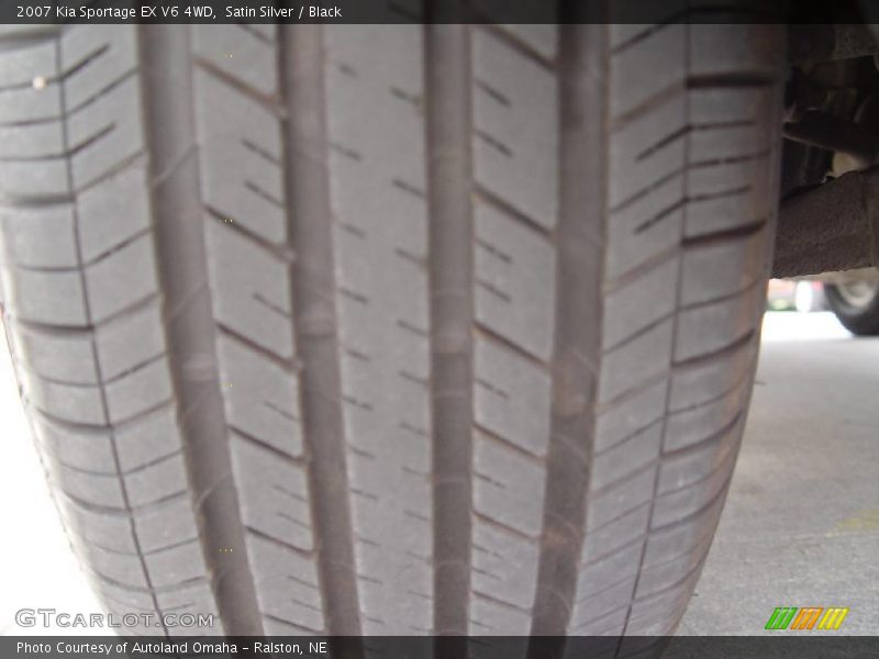 Satin Silver / Black 2007 Kia Sportage EX V6 4WD