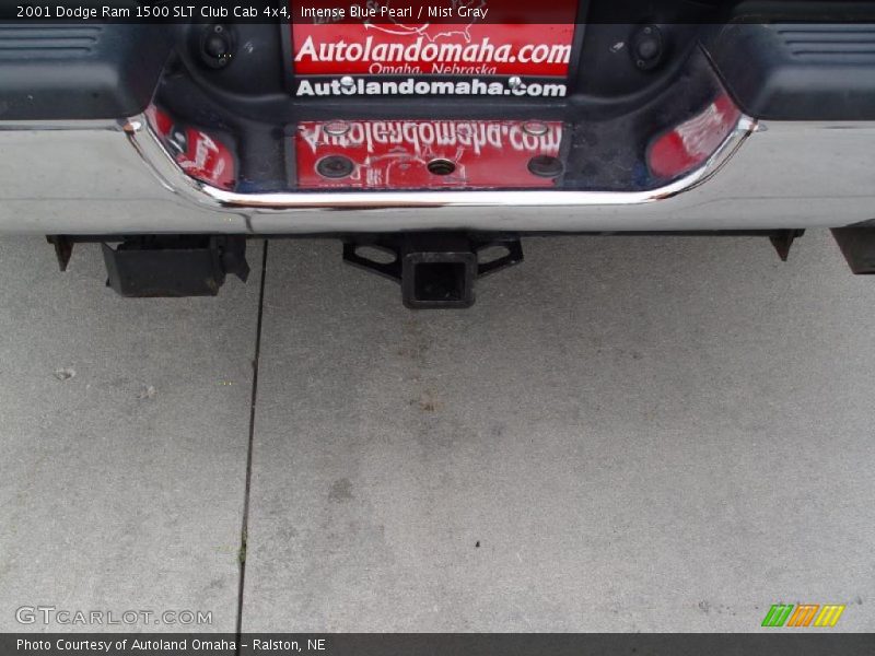 Intense Blue Pearl / Mist Gray 2001 Dodge Ram 1500 SLT Club Cab 4x4