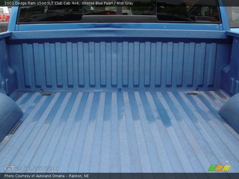 Intense Blue Pearl / Mist Gray 2001 Dodge Ram 1500 SLT Club Cab 4x4
