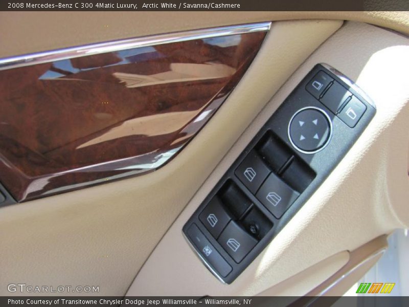 Arctic White / Savanna/Cashmere 2008 Mercedes-Benz C 300 4Matic Luxury