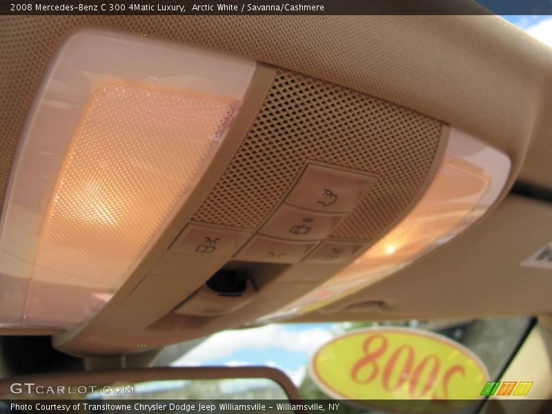 Arctic White / Savanna/Cashmere 2008 Mercedes-Benz C 300 4Matic Luxury