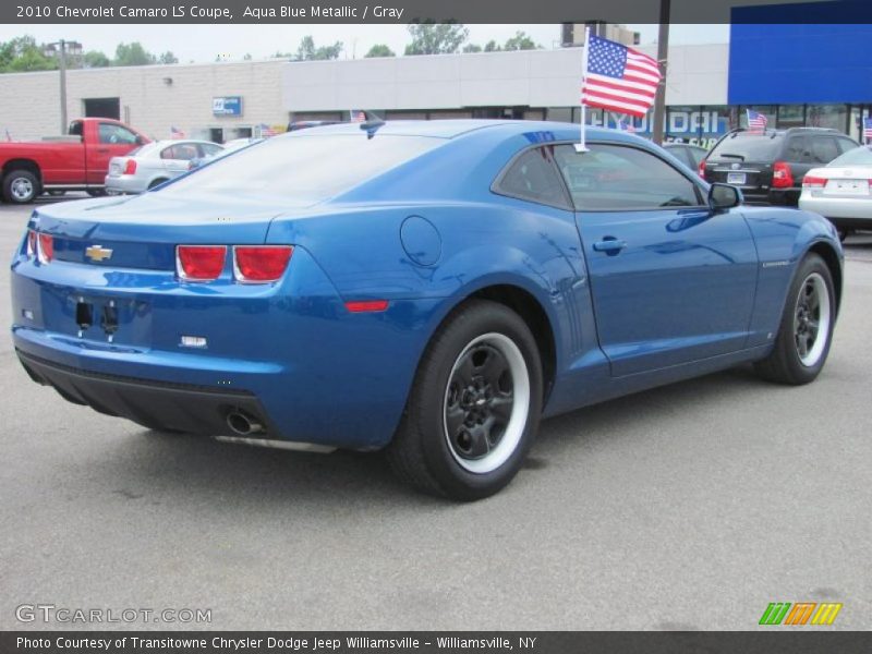 Aqua Blue Metallic / Gray 2010 Chevrolet Camaro LS Coupe