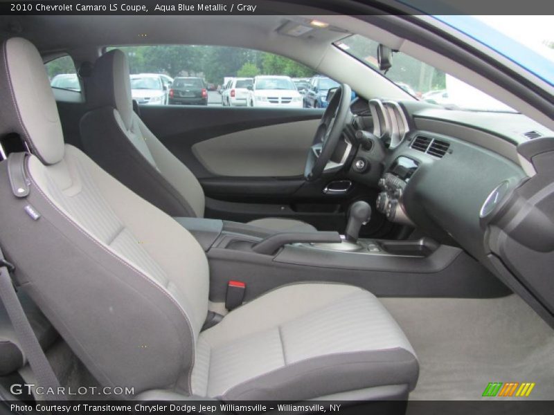 Aqua Blue Metallic / Gray 2010 Chevrolet Camaro LS Coupe