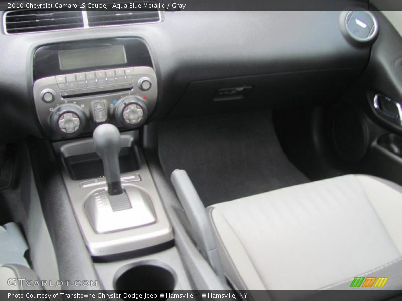 Aqua Blue Metallic / Gray 2010 Chevrolet Camaro LS Coupe