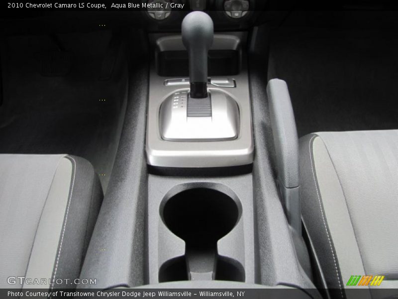Aqua Blue Metallic / Gray 2010 Chevrolet Camaro LS Coupe