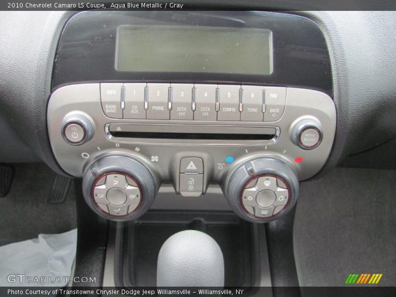 Aqua Blue Metallic / Gray 2010 Chevrolet Camaro LS Coupe