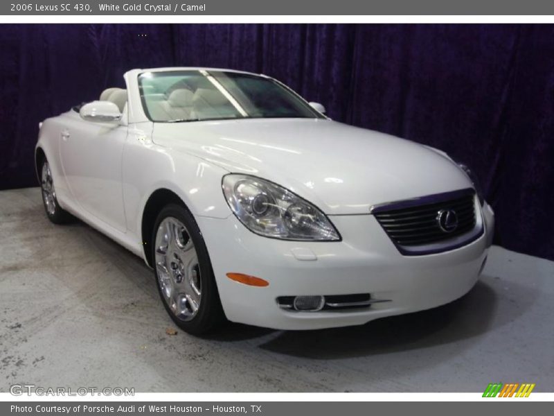 White Gold Crystal / Camel 2006 Lexus SC 430