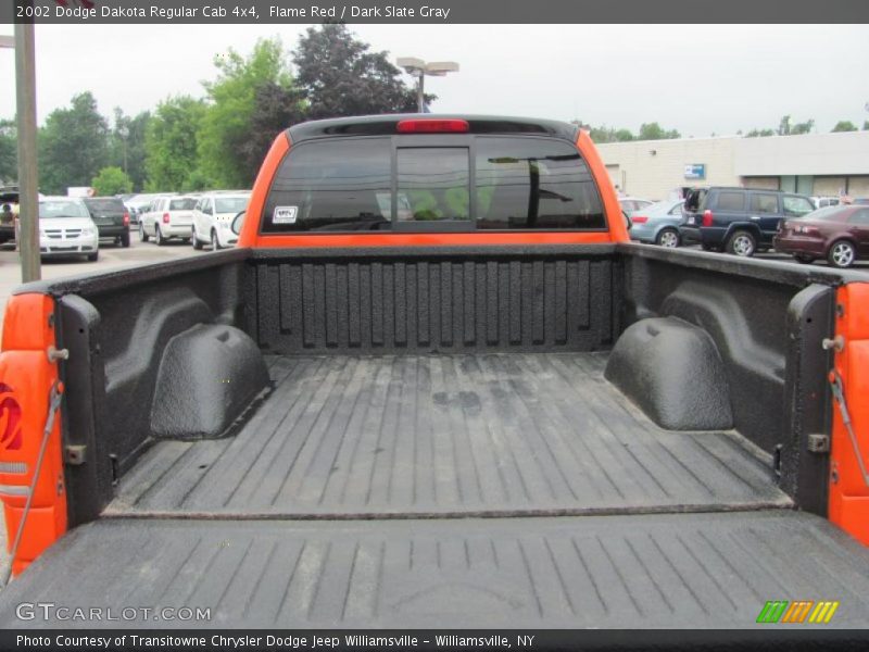 Flame Red / Dark Slate Gray 2002 Dodge Dakota Regular Cab 4x4
