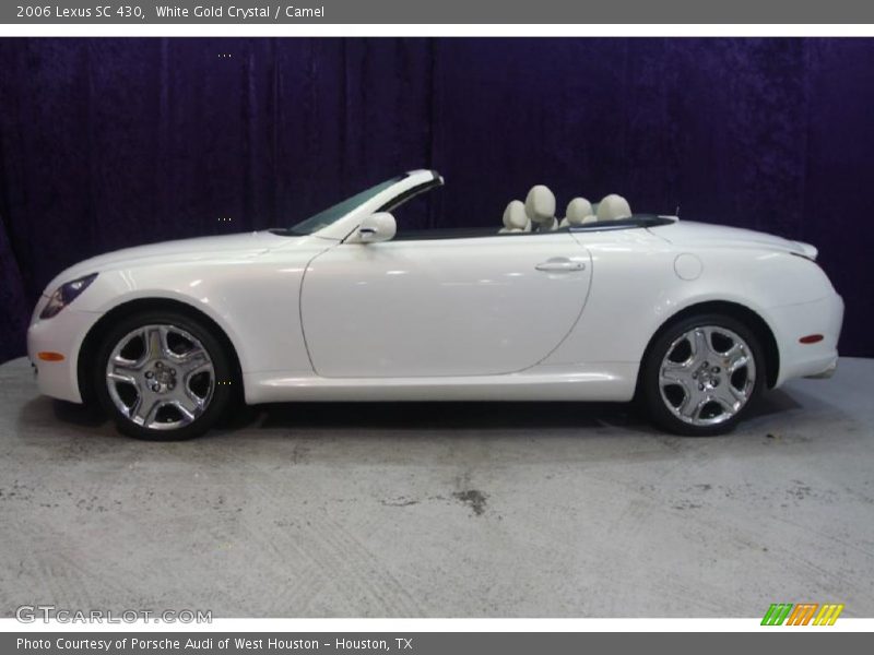 White Gold Crystal / Camel 2006 Lexus SC 430