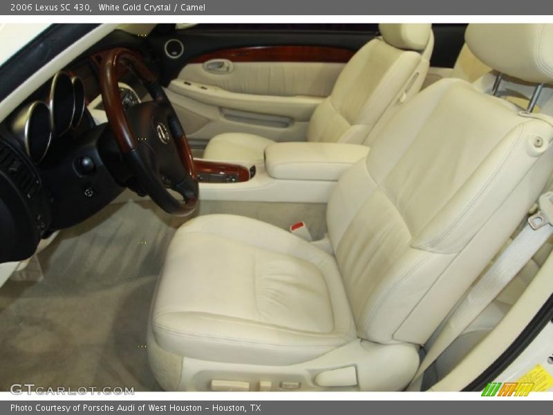 White Gold Crystal / Camel 2006 Lexus SC 430