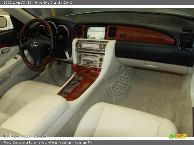 White Gold Crystal / Camel 2006 Lexus SC 430