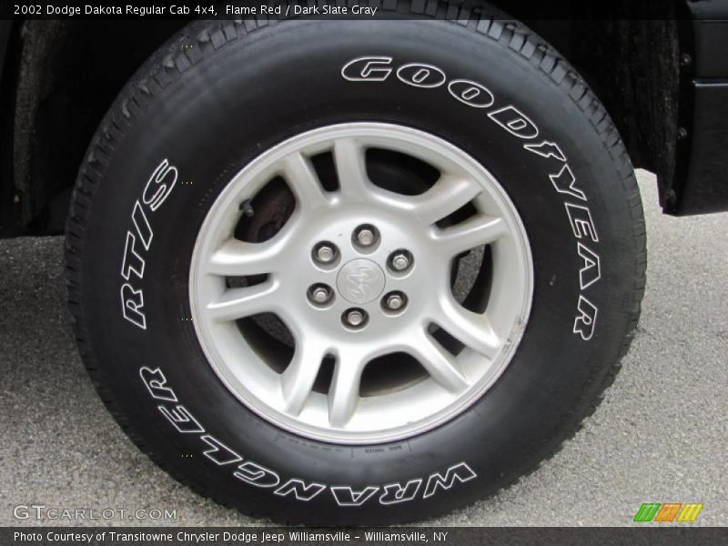 Flame Red / Dark Slate Gray 2002 Dodge Dakota Regular Cab 4x4