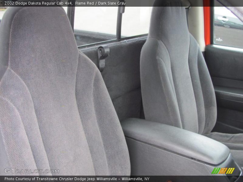 Flame Red / Dark Slate Gray 2002 Dodge Dakota Regular Cab 4x4