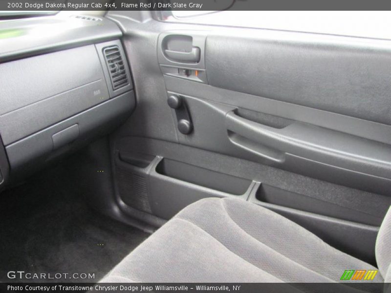 Flame Red / Dark Slate Gray 2002 Dodge Dakota Regular Cab 4x4