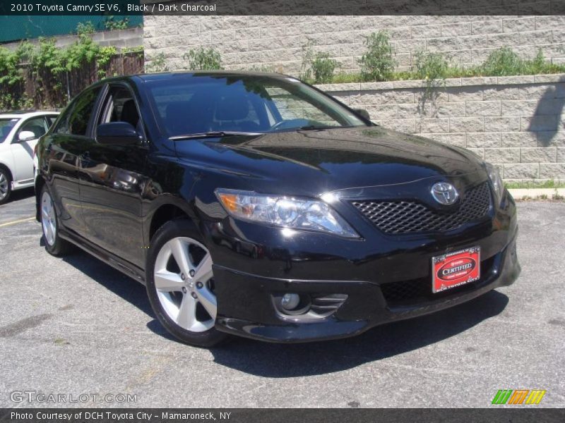 Black / Dark Charcoal 2010 Toyota Camry SE V6