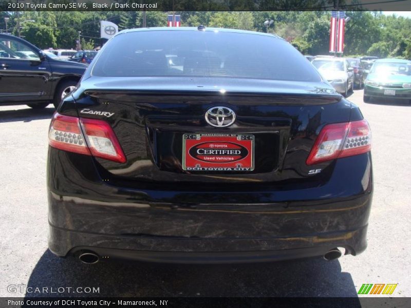Black / Dark Charcoal 2010 Toyota Camry SE V6