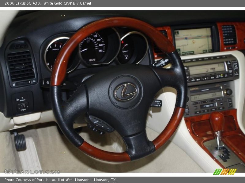 White Gold Crystal / Camel 2006 Lexus SC 430