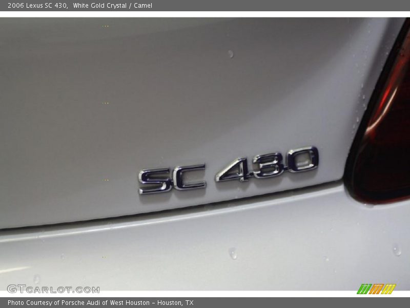 White Gold Crystal / Camel 2006 Lexus SC 430