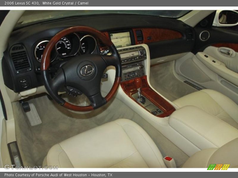 White Gold Crystal / Camel 2006 Lexus SC 430