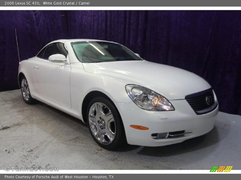 White Gold Crystal / Camel 2006 Lexus SC 430